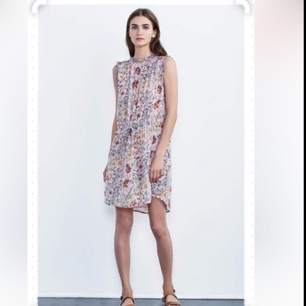 Velvet Graham & Spencer Raelynn Summer Floral Printed Mini Dress XS Flowy Fairy